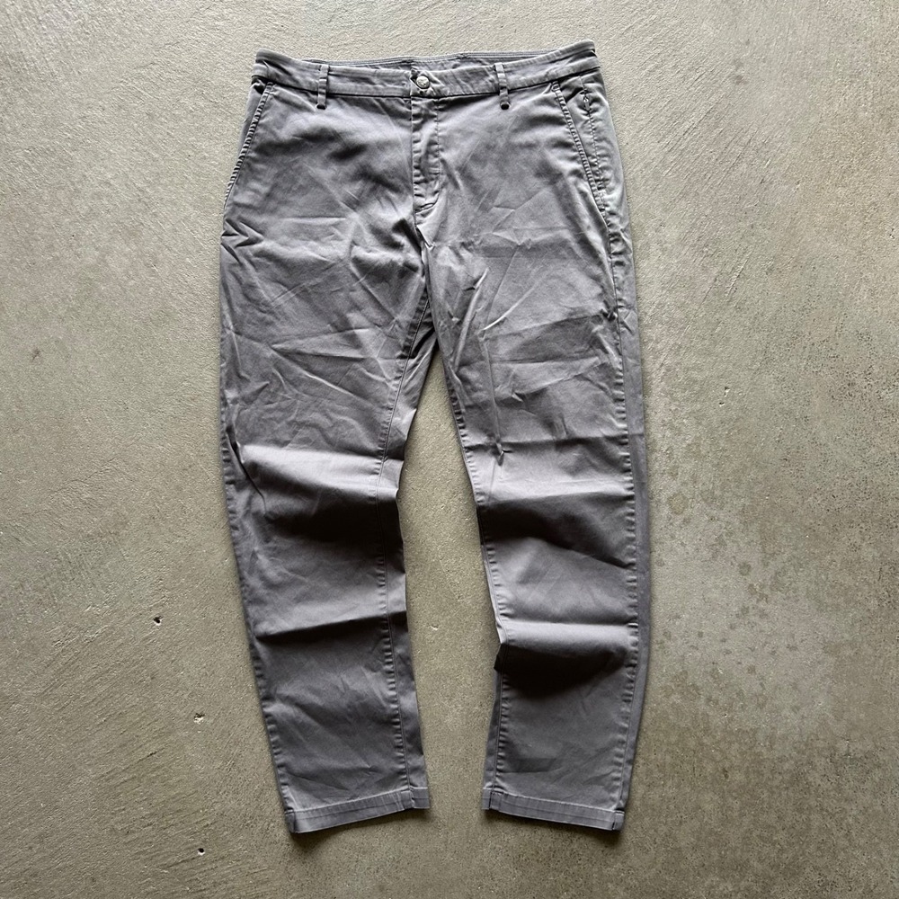 Birddogs Loophole Chinos Men 34x30 Gray Stretch Performance Pants Spread Collect